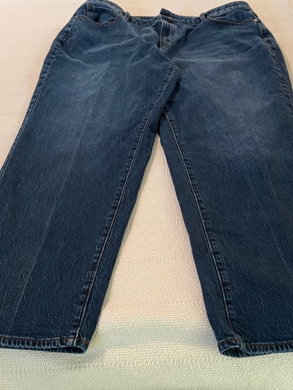 Talbots High Waist Relaxed Jeans 18W Stillwell Wash Straight Leg